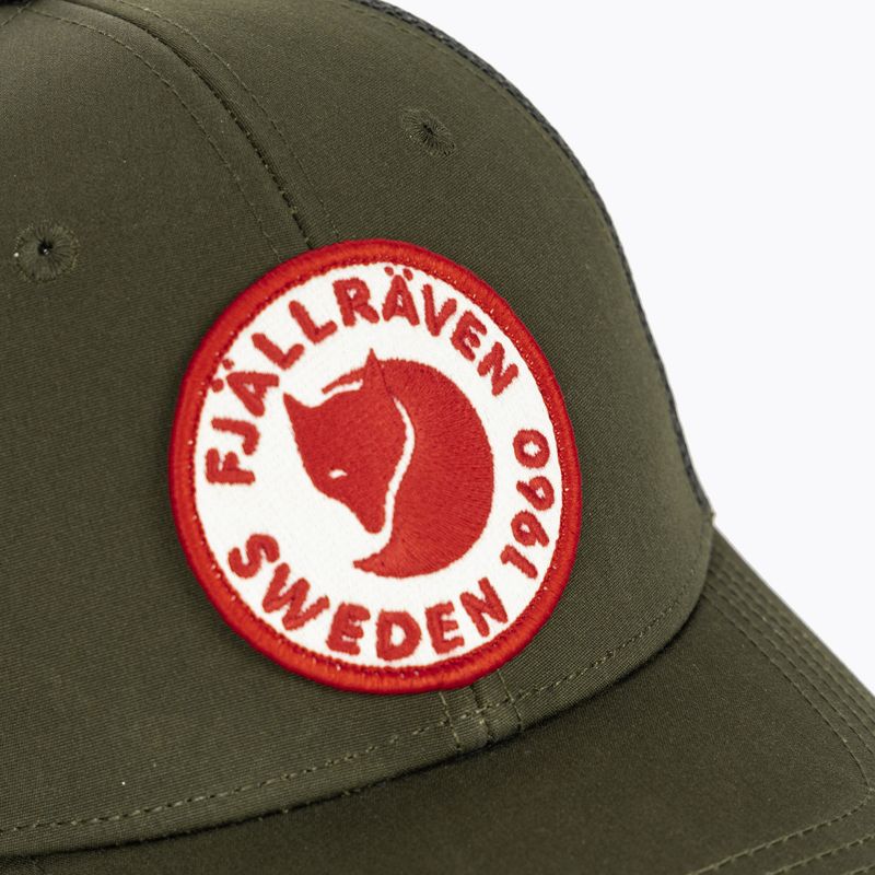 Czapka z daszkiem Fjällräven 1960 Logo Langtradarkeps deep forest 3