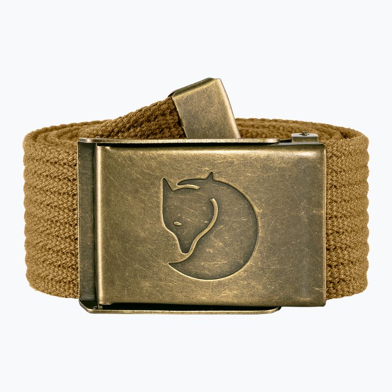 Pasek do spodni Fjällräven Canvas Brass Belt buckwheat brown 3