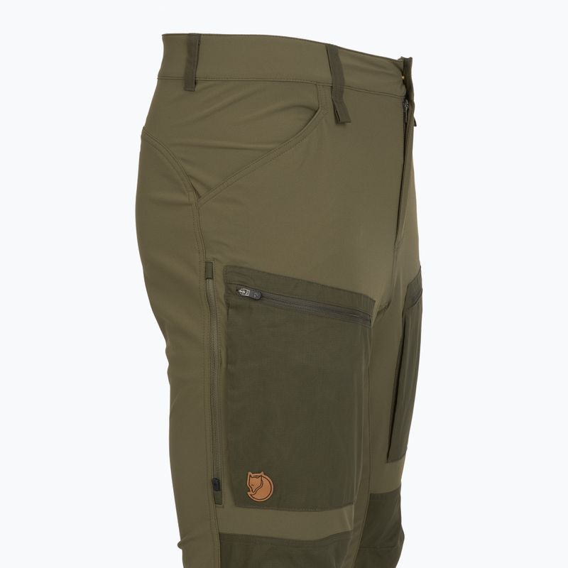 Spodnie trekkingowe męskie Fjällräven Keb Agile laurel green/ deep forest 3