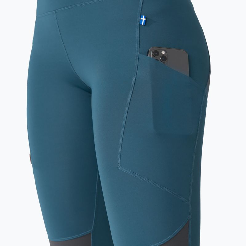 Legginsy damskie Fjällräven Abisko Trekking Tights Pro indigo blue/iron grey 6