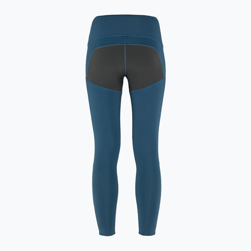 Legginsy damskie Fjällräven Abisko Trekking Tights Pro indigo blue/iron grey 10