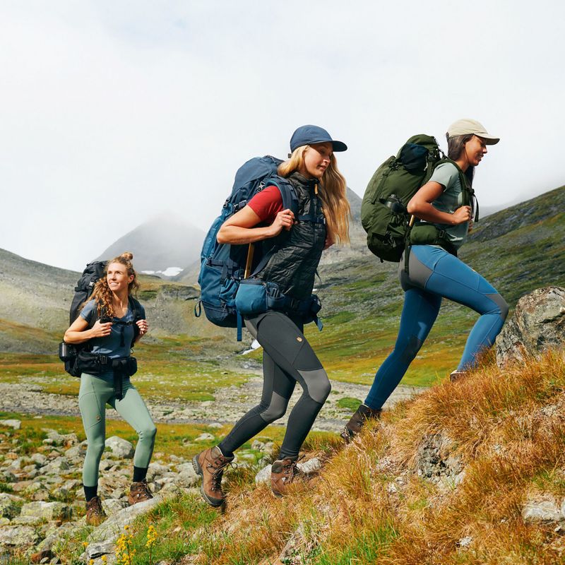 Legginsy damskie Fjällräven Abisko Trekking Tights Pro indigo blue/iron grey 12
