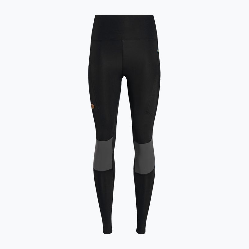 Legginsy damskie Fjällräven Abisko Trekking Tights Pro black/iron grey