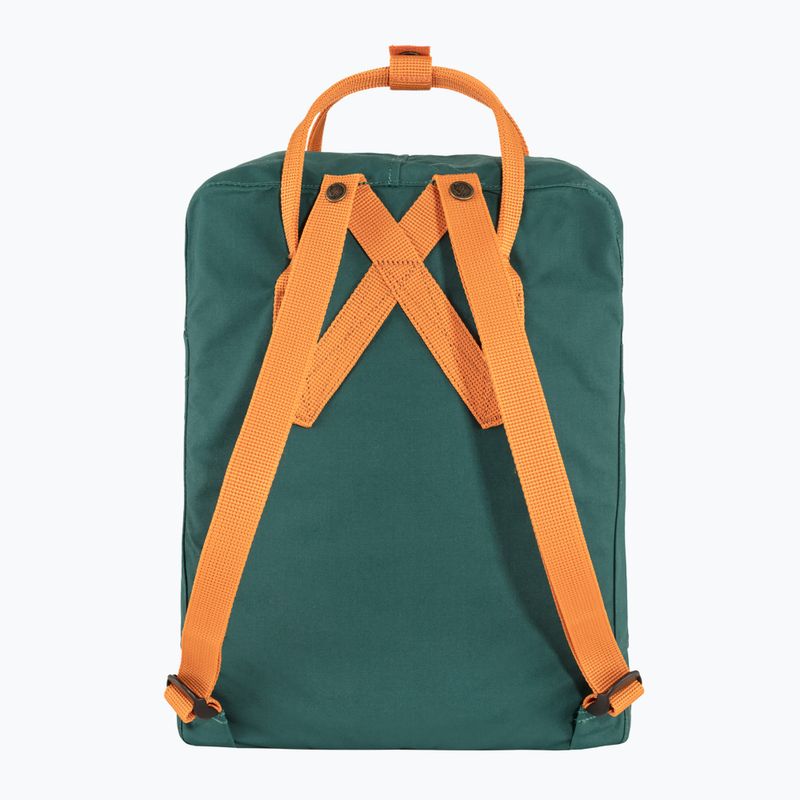 Plecak miejski Fjällräven Kanken 16 l arctic green/ spicy orange 3