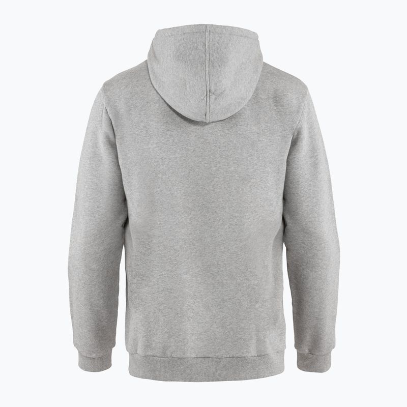 Bluza męska Fjällräven Logo Hoodie grey/melange 2