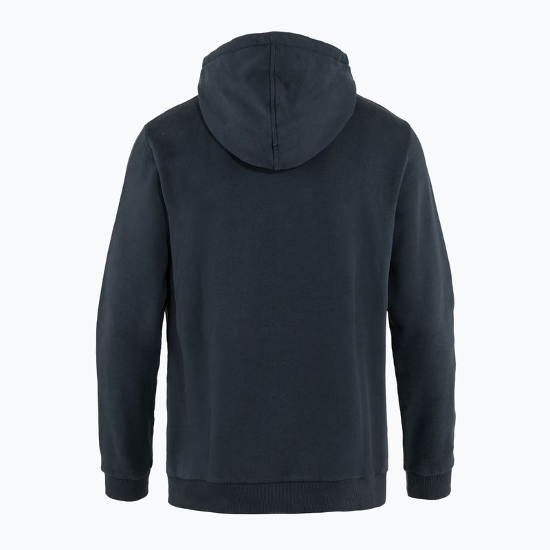 Bluza męska Fjällräven Logo Hoodie dark navy 7