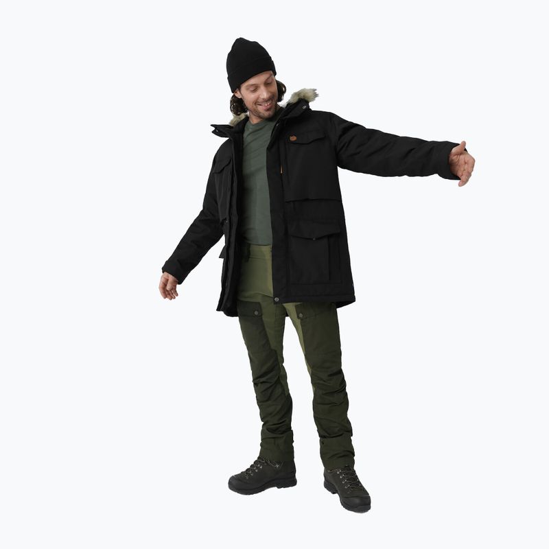 Kurtka zimowa męska Fjällräven Nuuk Parka black 2