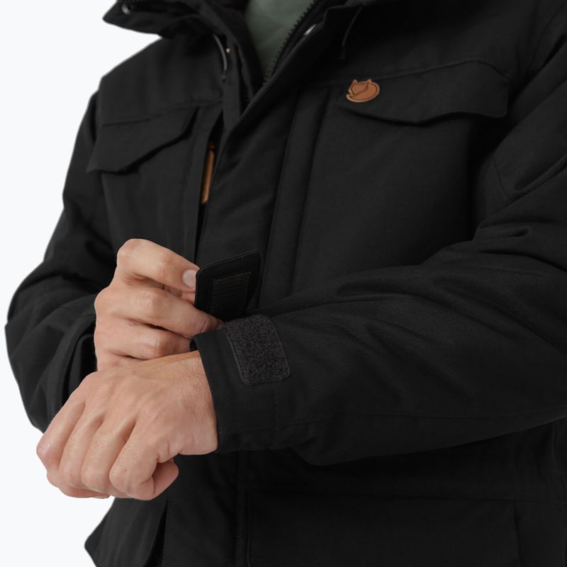 Kurtka zimowa męska Fjällräven Nuuk Parka black 6