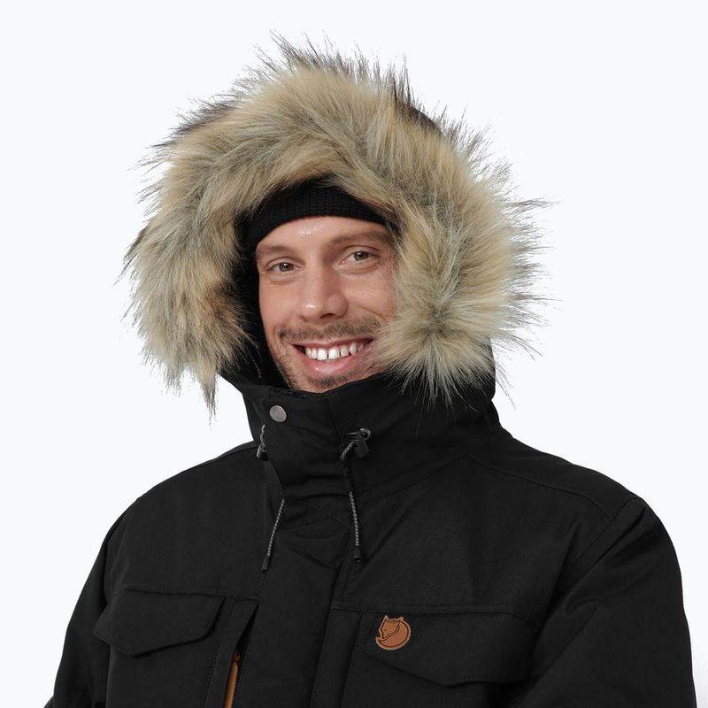 Kurtka zimowa męska Fjällräven Nuuk Parka black 7