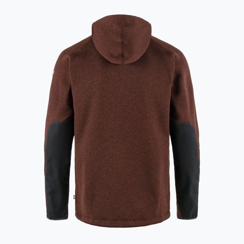 Bluza męska Fjällräven Övik Fleece Hoodie autumn leaf 2