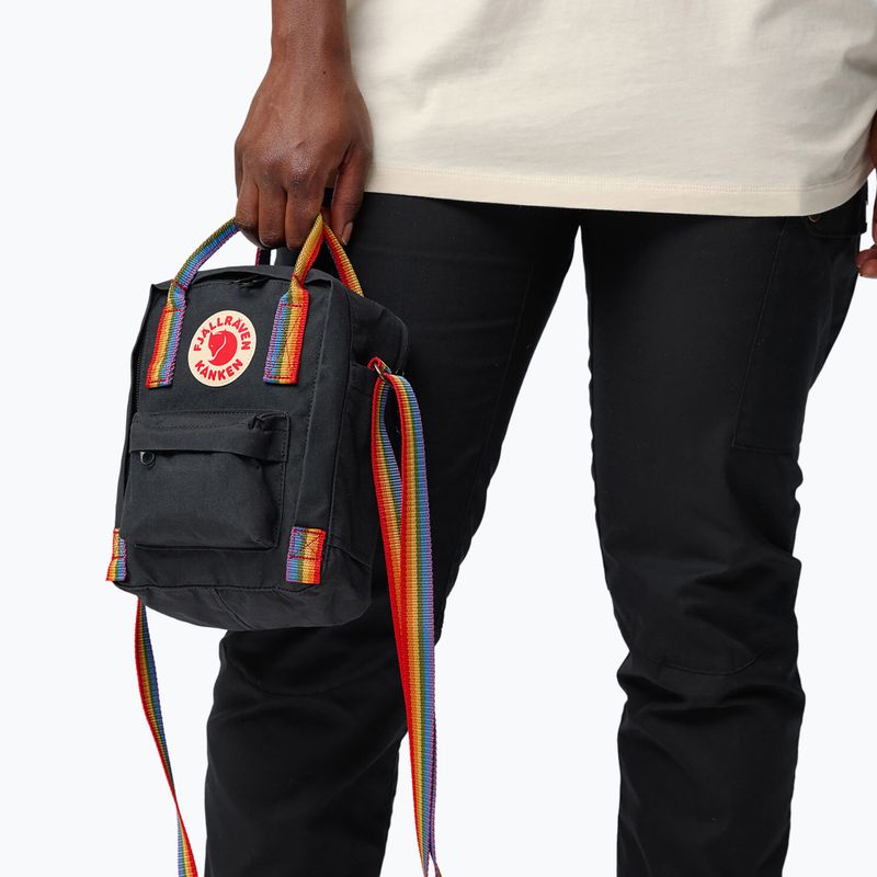 Saszetka Fjällräven Kanken Rainbow Sling 2,5 l black/ rainbow pattern 7