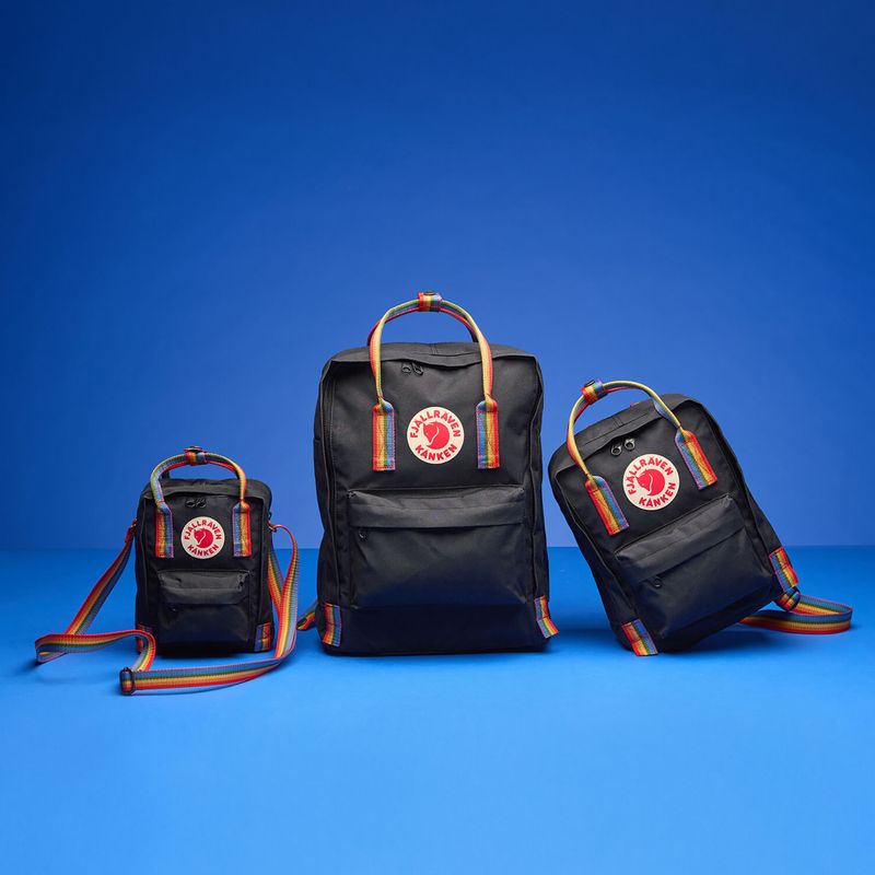 Saszetka Fjällräven Kanken Rainbow Sling 2,5 l black/ rainbow pattern 8