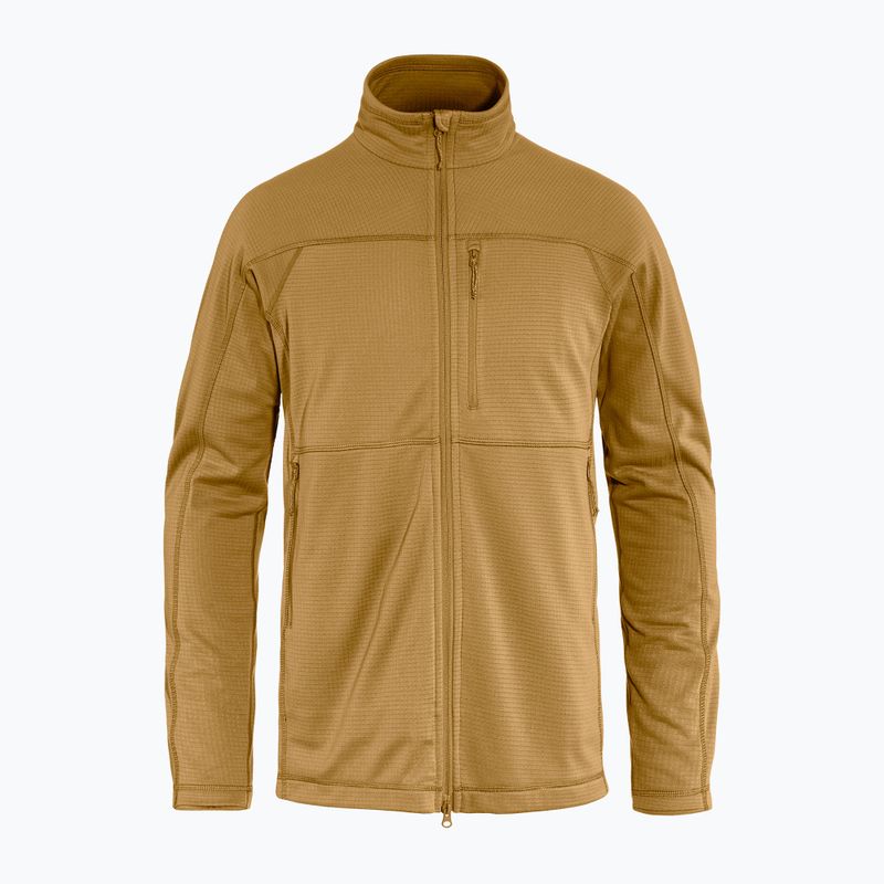 Bluza trekkingowa męska Fjällräven Abisko Lite Fleece buckwheat brown