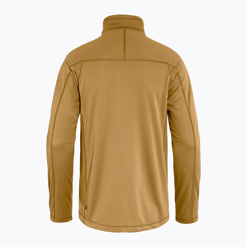 Bluza trekkingowa męska Fjällräven Abisko Lite Fleece buckwheat brown 2