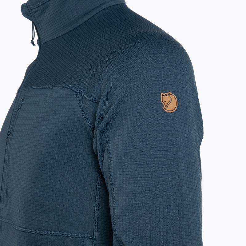 Bluza trekkingowa męska Fjällräven Abisko Lite Fleece indigo blue 5