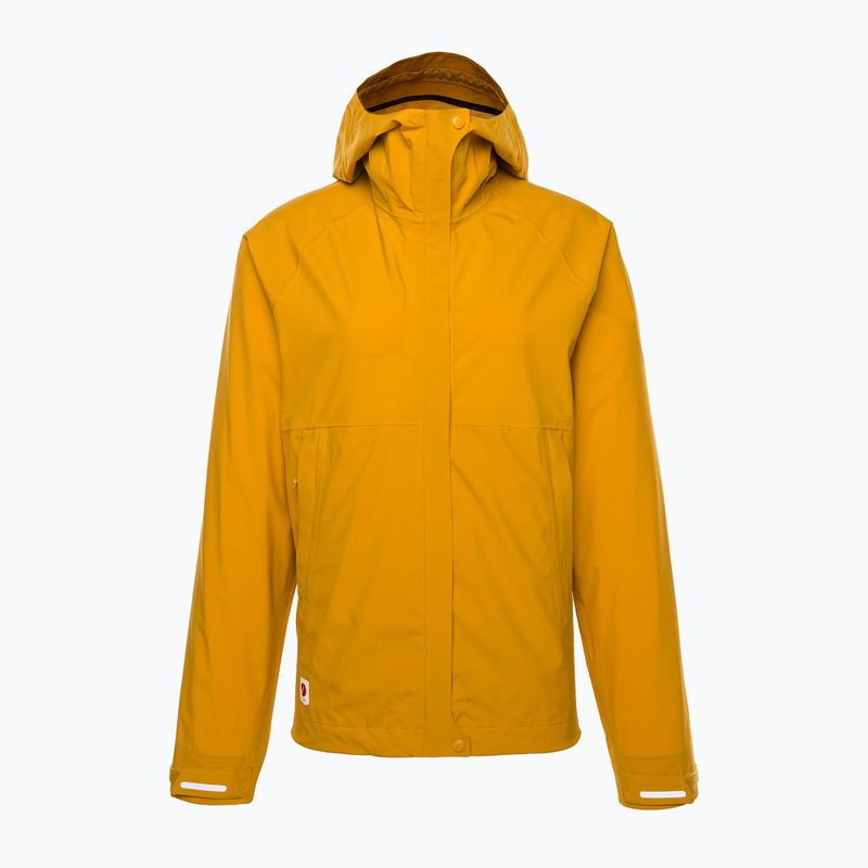 Kurtka przeciwdeszczowa damska Fjällräven HC Hydratic Trail mustard yellow