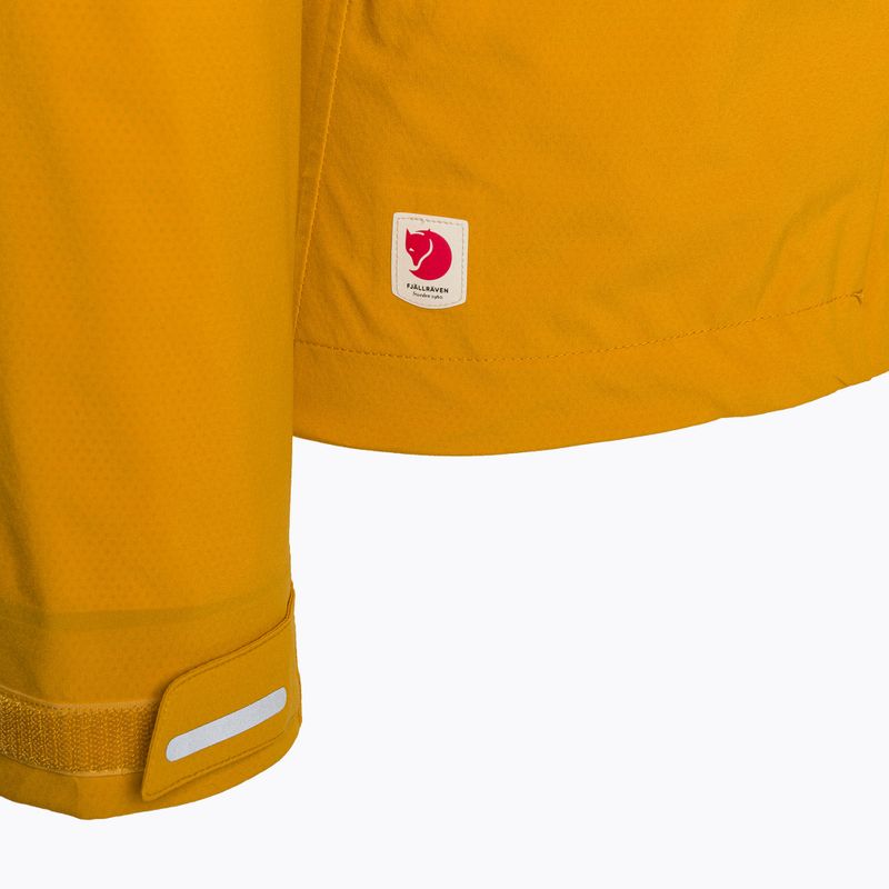 Kurtka przeciwdeszczowa damska Fjällräven HC Hydratic Trail mustard yellow 3