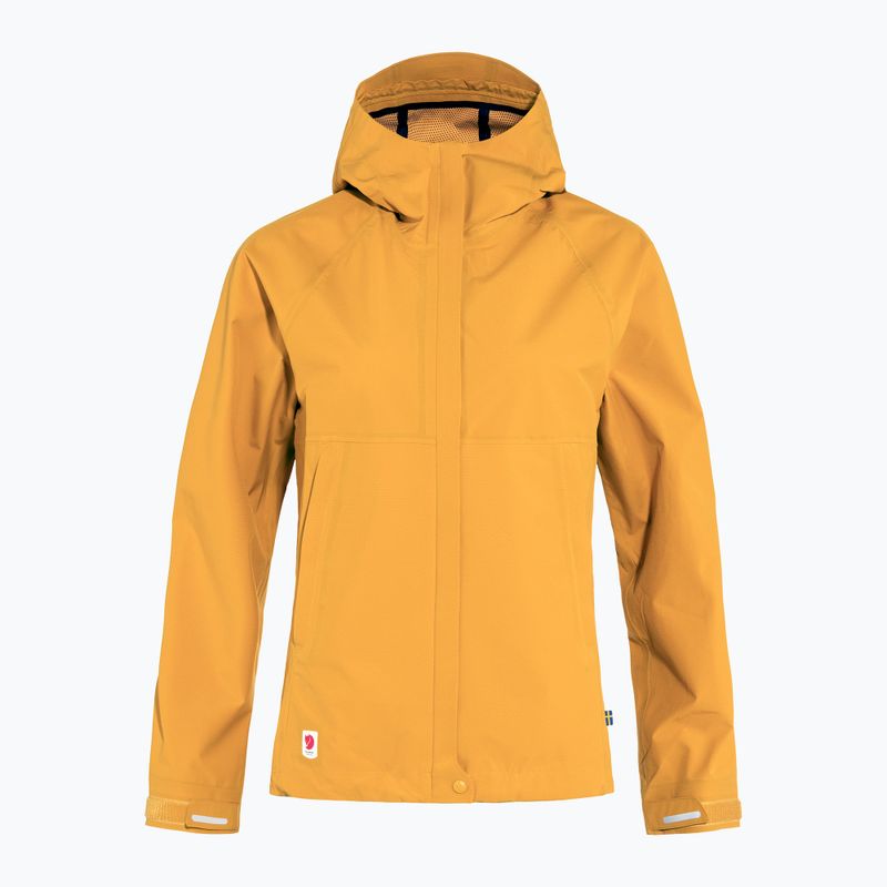 Kurtka przeciwdeszczowa damska Fjällräven HC Hydratic Trail mustard yellow 6