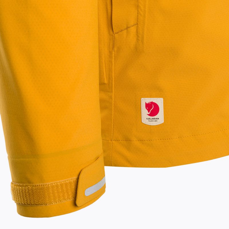 Kurtka przeciwdeszczowa męska Fjällräven HC Hydratic Trail mustard yellow 4