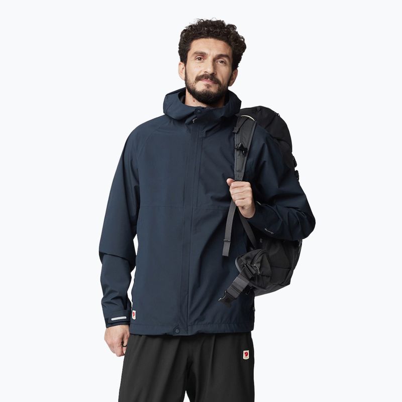 Kurtka przeciwdeszczowa męska Fjällräven HC Hydratic Trail dark navy