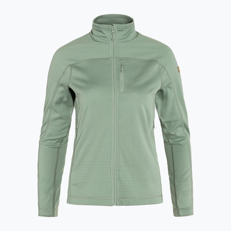 Bluza trekkingowa damska Fjällräven Abisko Lite Fleece misty green