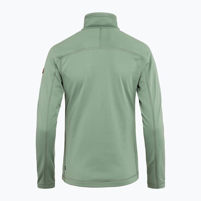 Bluza trekkingowa damska Fjällräven Abisko Lite Fleece misty green 2