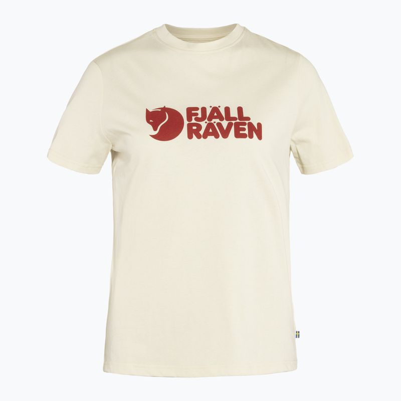Koszulka trekkingowa damska Fjällräven Logo chalk white 3