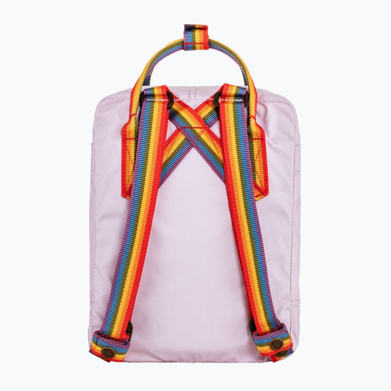 Plecak miejski Fjällräven Kanken Rainbow Mini 7 l pastel lavender/rainbow pattern 3