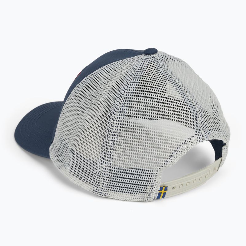 Czapka z daszkiem Fjällräven 1960 Logo Langtradarkeps indigo blue 3