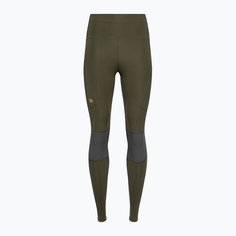 Spodnie trekkingowe damskie Fjällräven Abisko Trekking Tights Pro deep forest