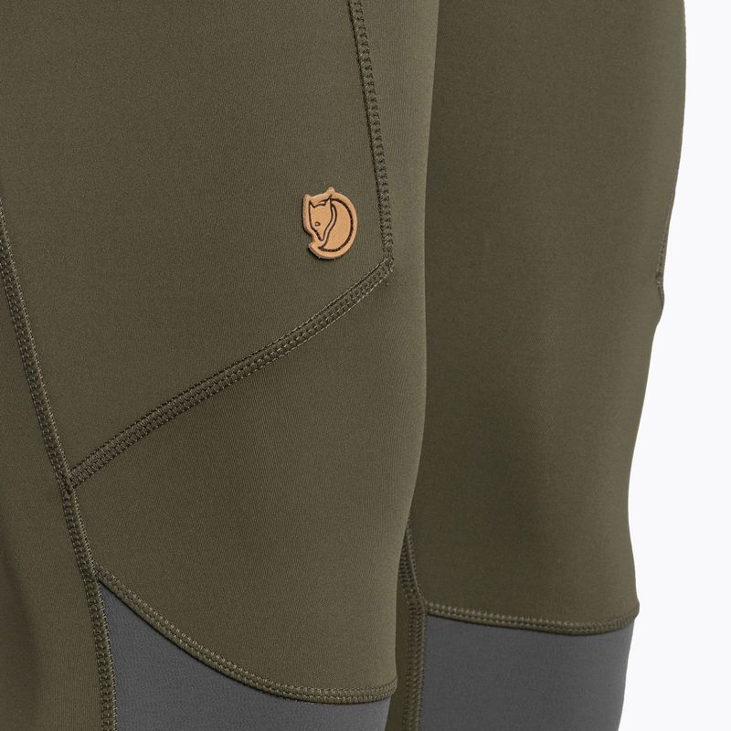 Spodnie trekkingowe damskie Fjällräven Abisko Trekking Tights Pro deep forest 3