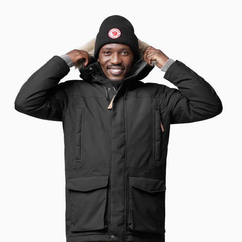 Kurtka zimowa męska Fjällräven Nuuk Lite Parka 550 black