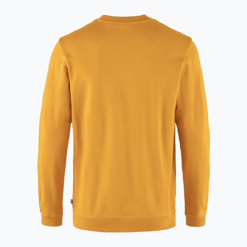 Bluza męska Fjällräven 1960 Logo Badge Sweater mustard yellow 2