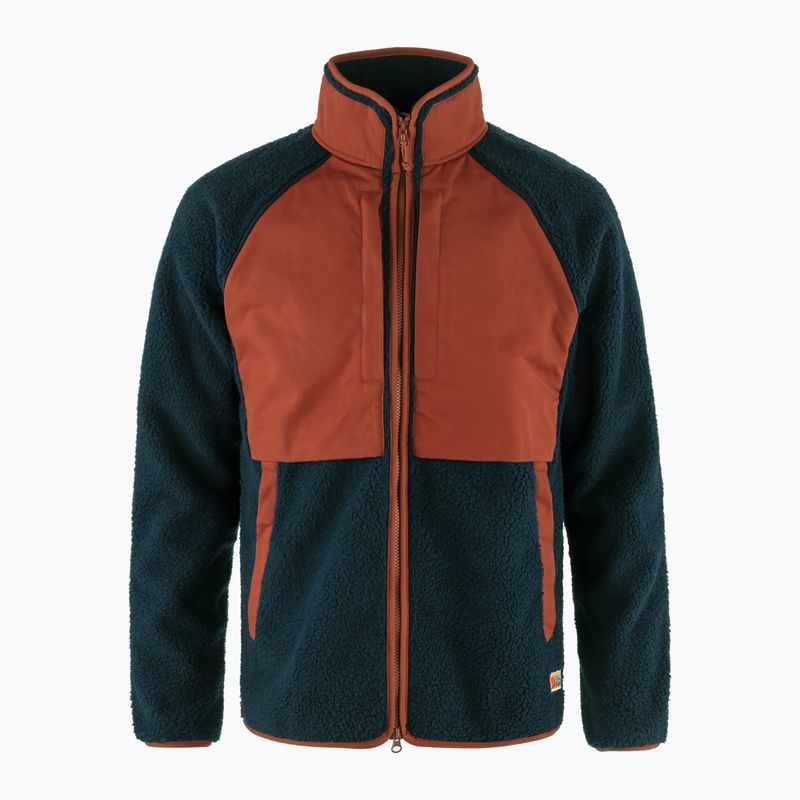 Bluza męska Fjällräven Vardag Pile navy/autumn leaf