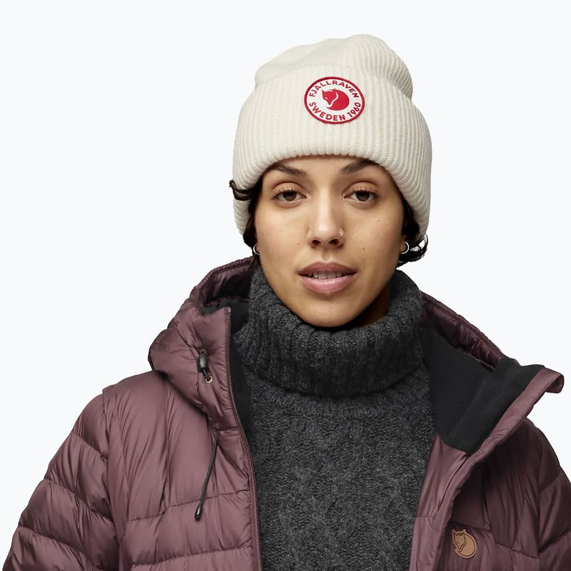 Czapka zimowa Fjällräven 1960 Logo Hat chalk white 3
