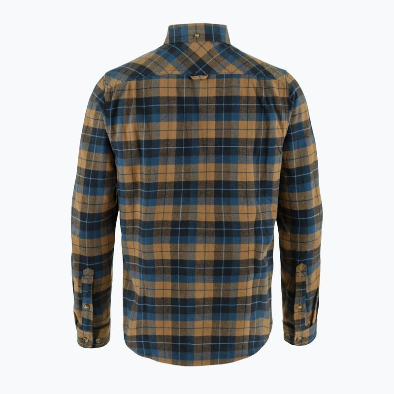 Koszula męska Fjällräven Singi Heavy Flannel dark navy/buckwheat brown 2