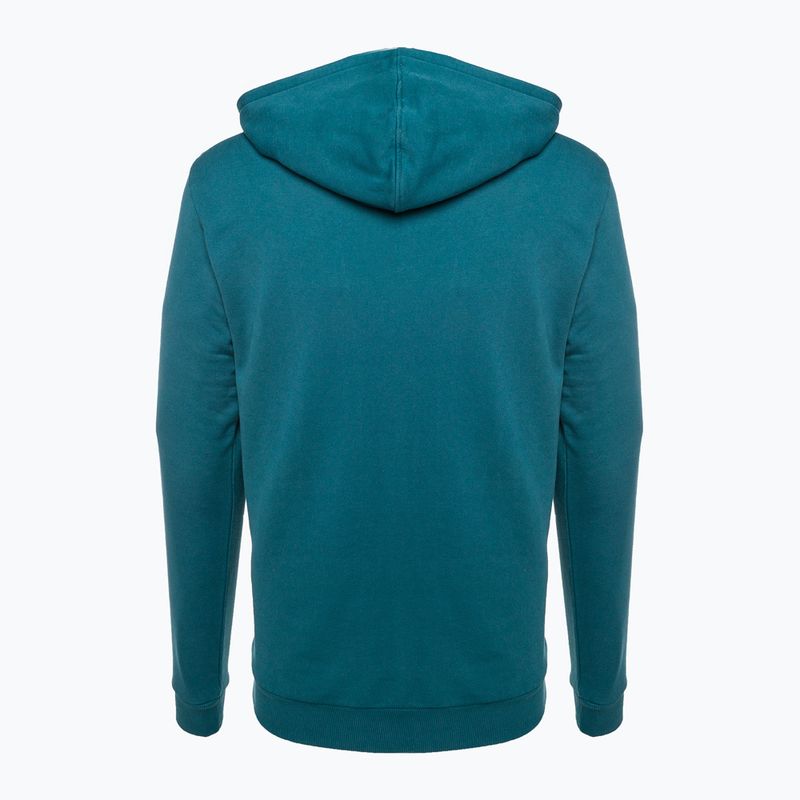 Bluza męska Fjällräven Logo Hoodie deep sea 2