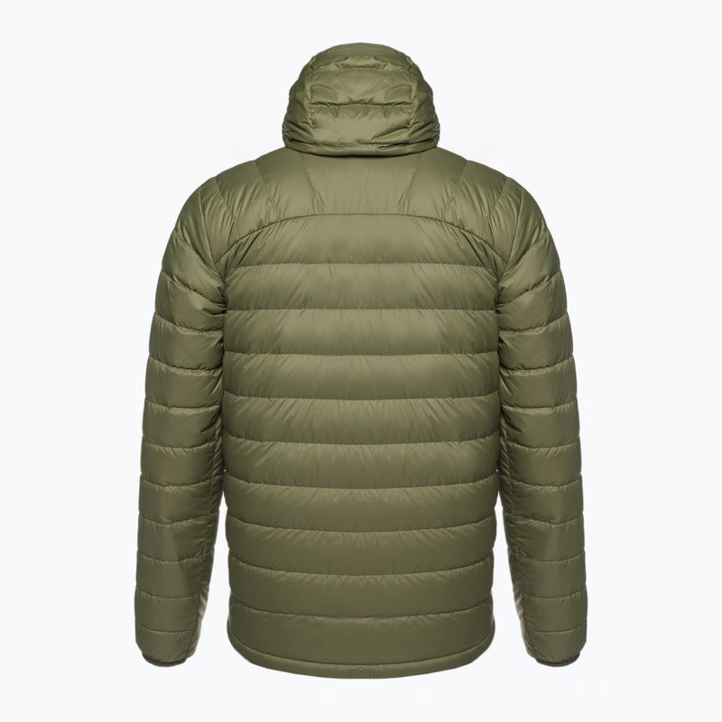 Kurtka puchowa męska Fjällräven Expedition Pack Down Hoodie green/mustard yellow 2