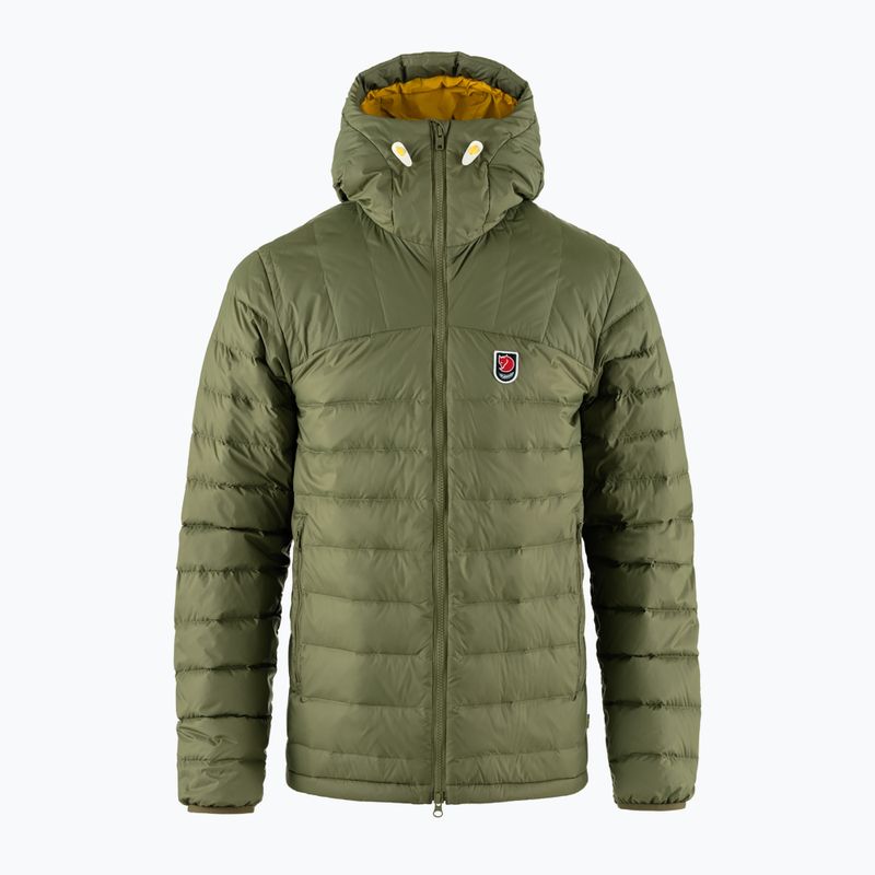 Kurtka puchowa męska Fjällräven Expedition Pack Down Hoodie green/mustard yellow 5