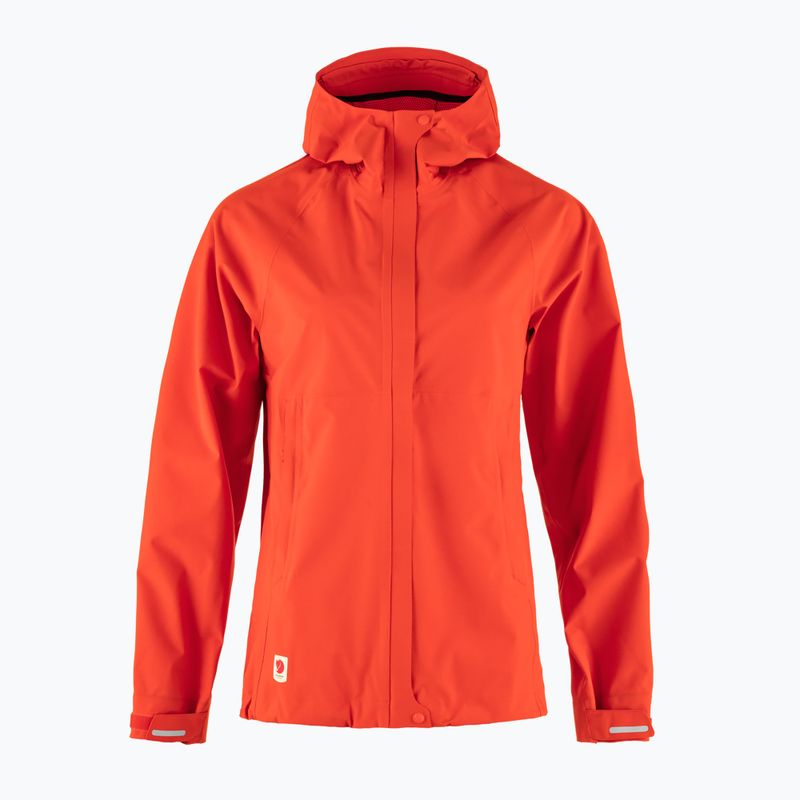 Kurtka przeciwdeszczowa damska Fjällräven HC Hydratic Trail flame orange