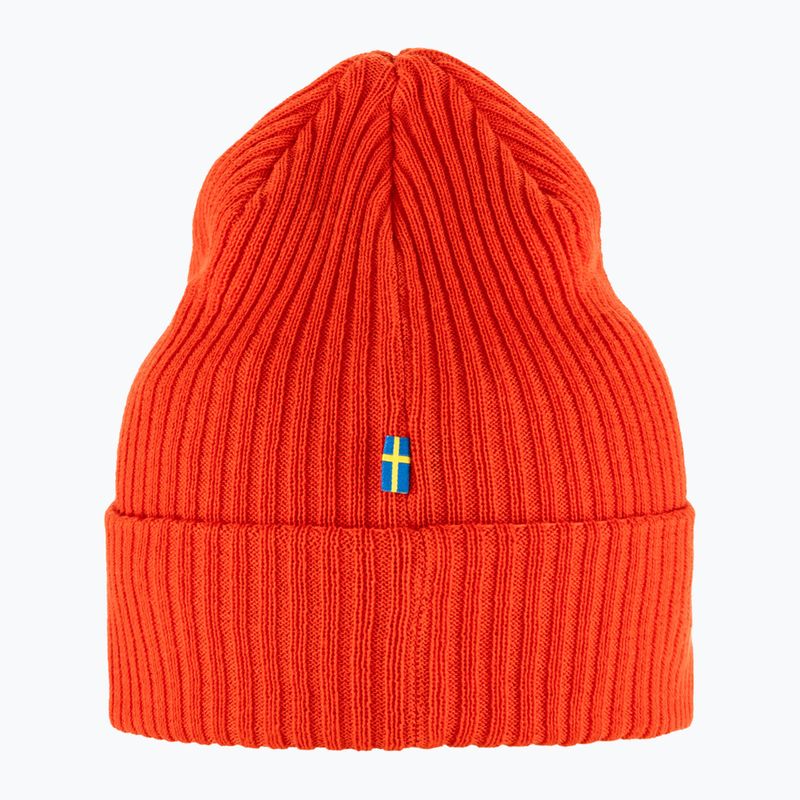 Czapka zimowa Fjällräven Rib Hat flame orange 3