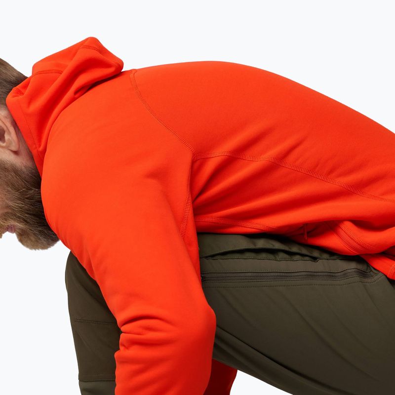 Bluza trekkingowa męska Fjällräven Expedition Fleece Hoodie flame orange 8