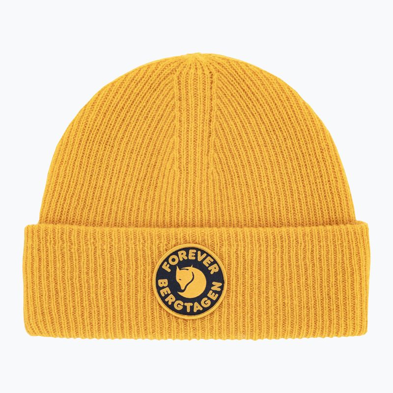 Czapka zimowa Fjällräven Bergtagen Forever Wool mustard yellow 3