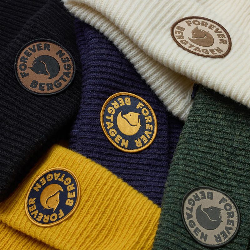 Czapka zimowa Fjällräven Bergtagen Forever Wool mustard yellow 4