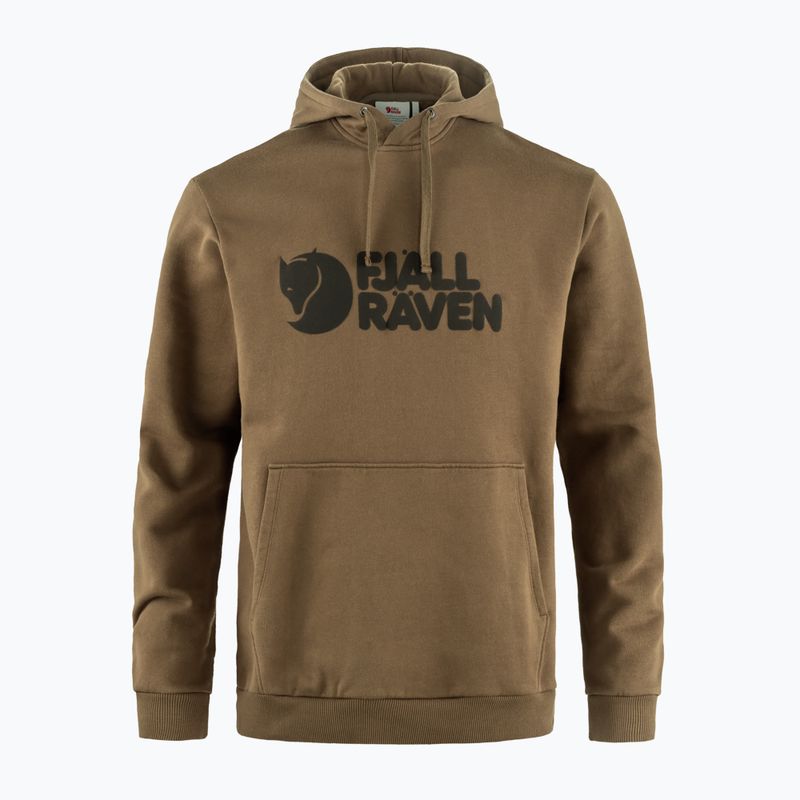 Bluza męska Fjällräven Logo Hoodie wood brown