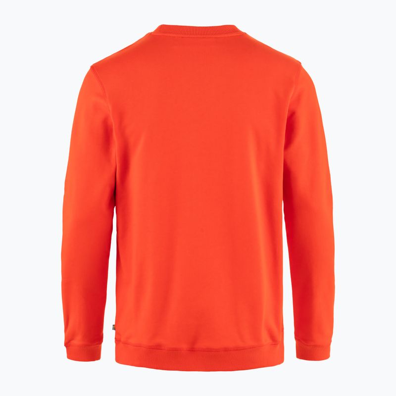 Bluza męska Fjällräven 1960 Logo Badge Sweater flame orange 2