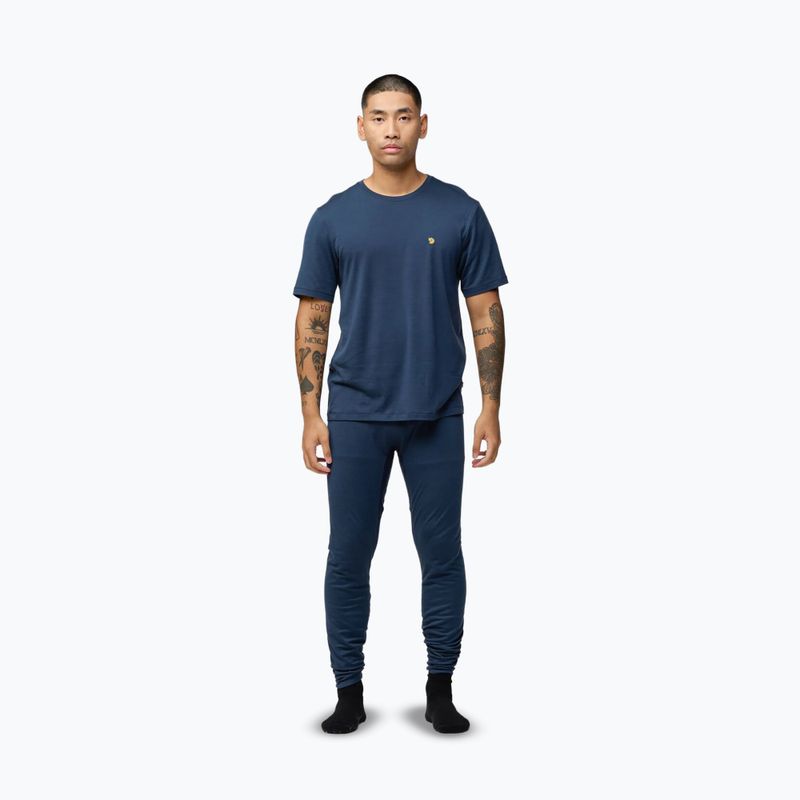 Spodnie termoaktywne męskie Fjällräven Bergtagen Merino 190 Long John mountain blue 2