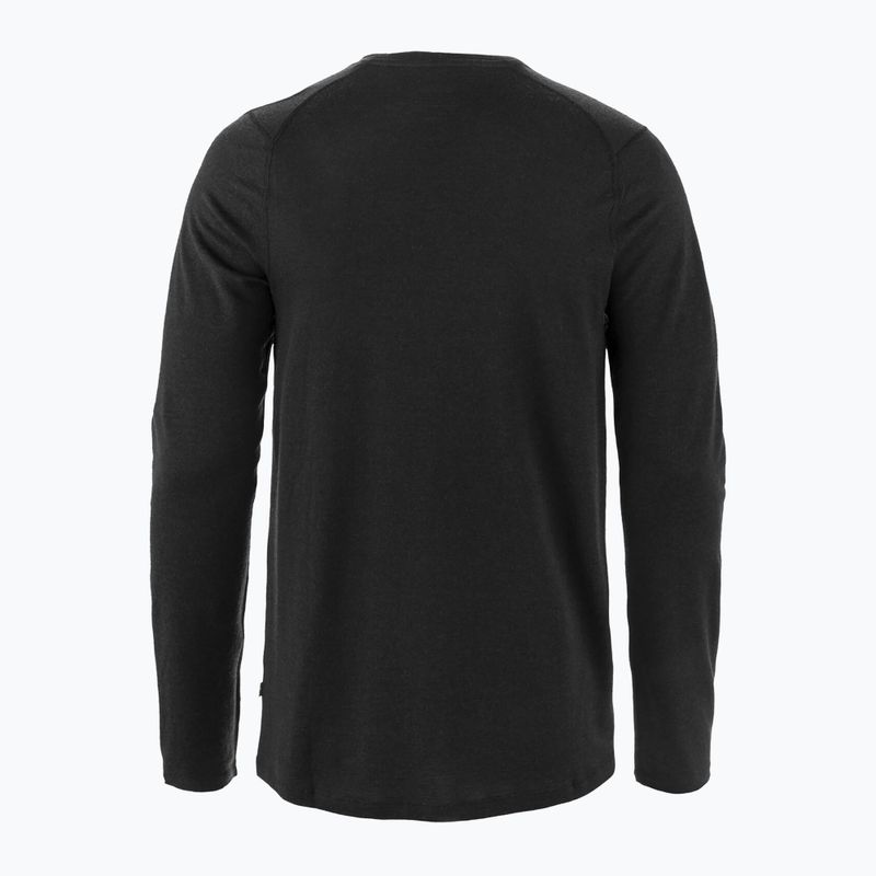 Longsleeve trekkingowy męski Fjällräven Bergtagen Merino black 2