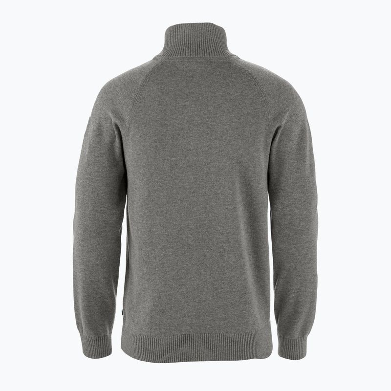 Sweter męski Fjällräven Övik Lite Half Zip grey 2
