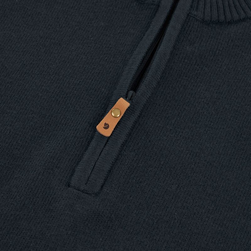 Sweter męski Fjällräven Övik Lite Half Zip dark navy 3